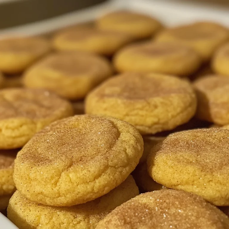 Chewy Pumpkin Snickerdoodle Cookies