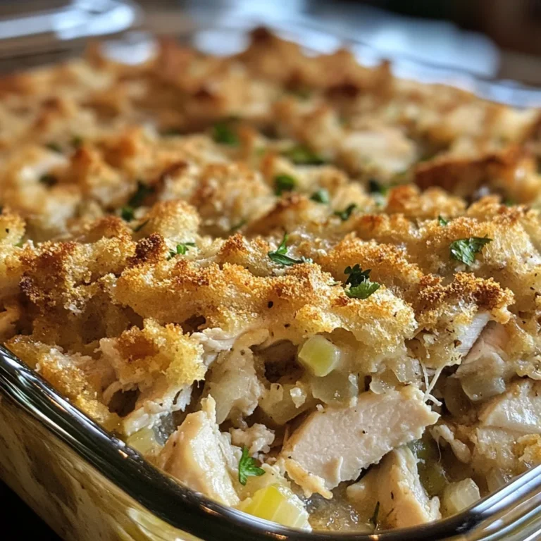 Chicken And Stuffing Casserole