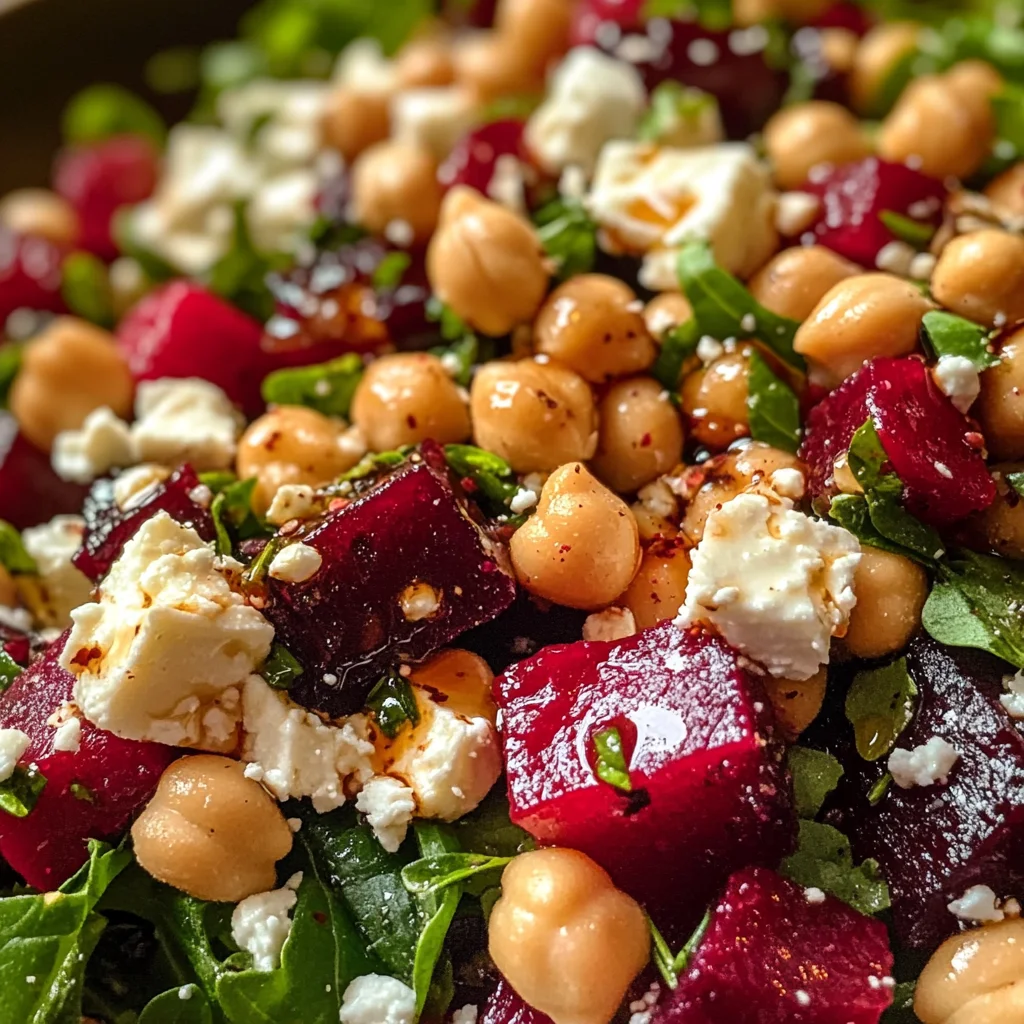 Chickpea, Beet and Feta Salad