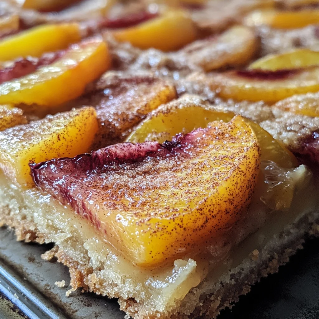 Classic Nectarine Bars