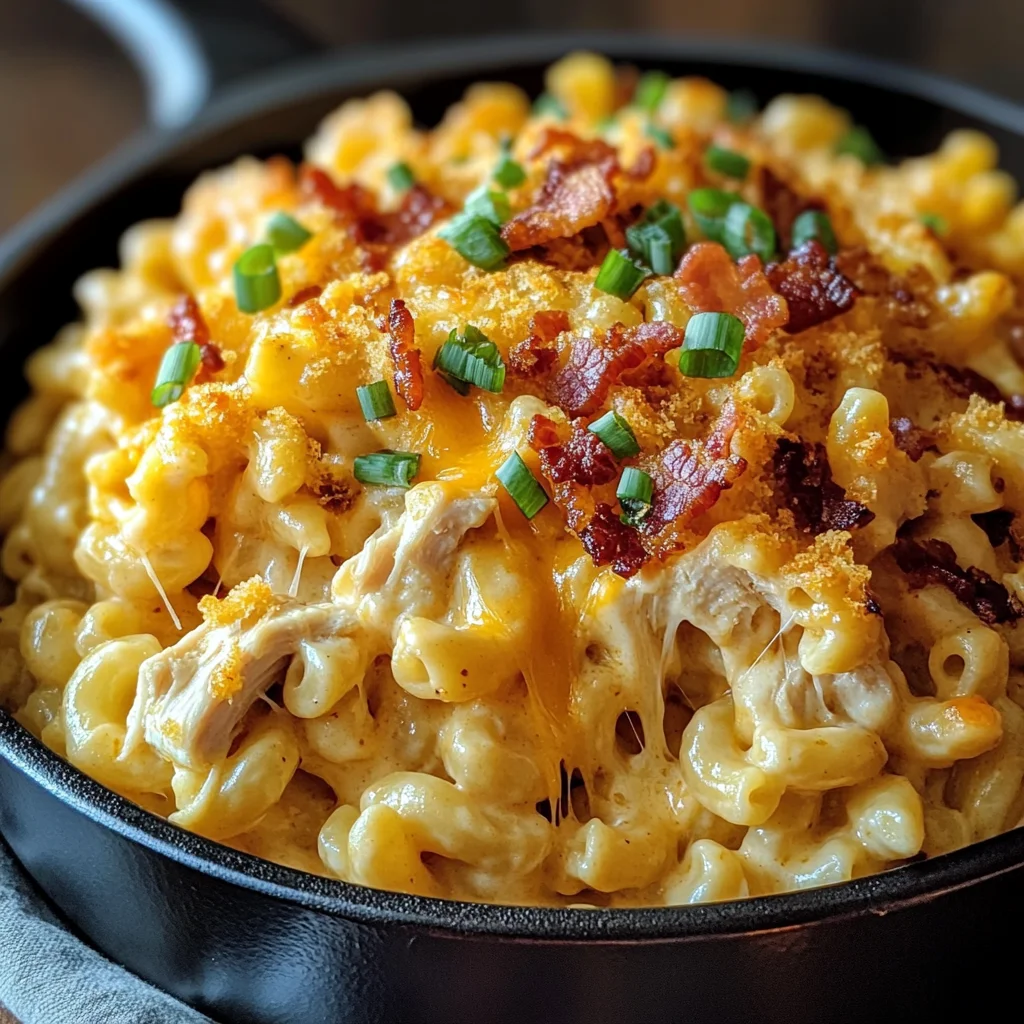 Crack Chicken Mac And Cheese