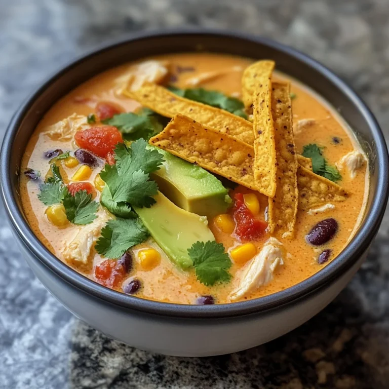 Creamy Chicken Tortilla Soup: One Divine Pot of Comfort
