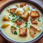 Creamy Czech Garlic Soup