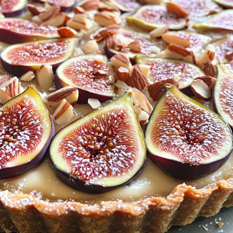 Creamy Vanilla Fig Tart