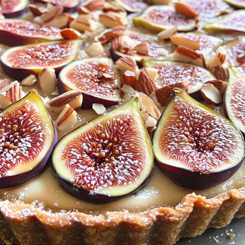 Creamy Vanilla Fig Tart