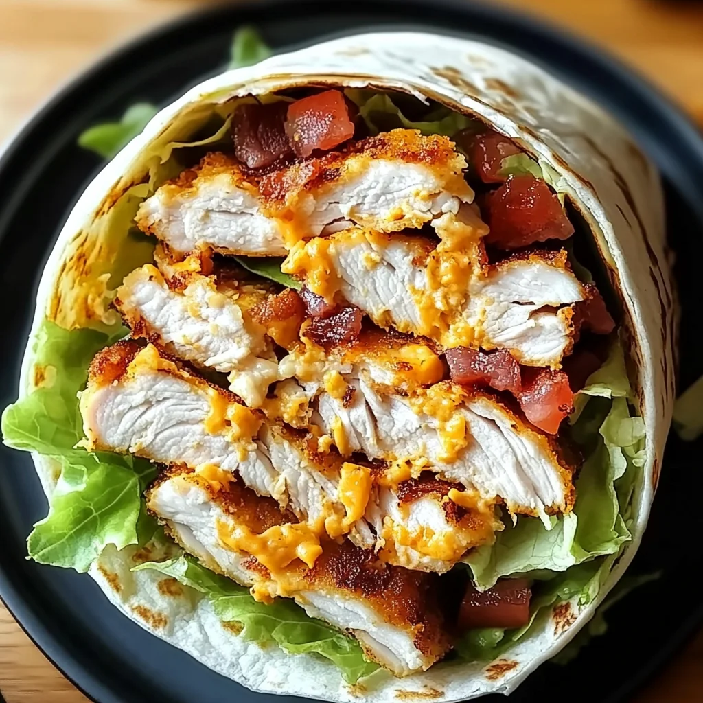 Crispy Chicken Bacon Ranch Wrap