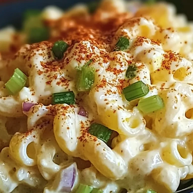 Deviled Egg Macaroni Salad
