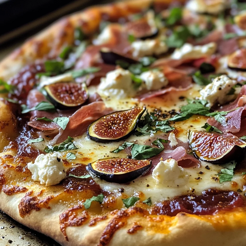 Easy 20-Minute Fig Jam Pizza with Goat Cheese and Prosciutto