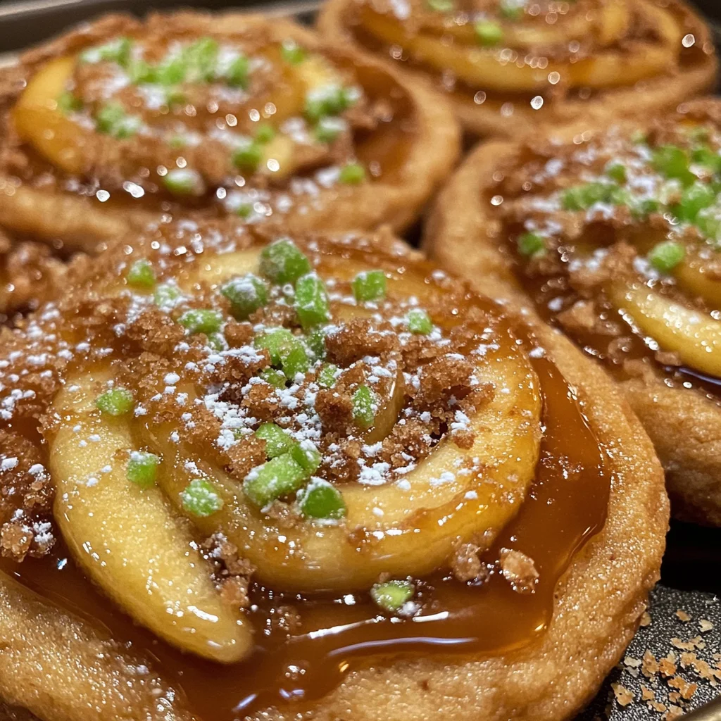 Easy Crumbl Caramel Apple Cookies