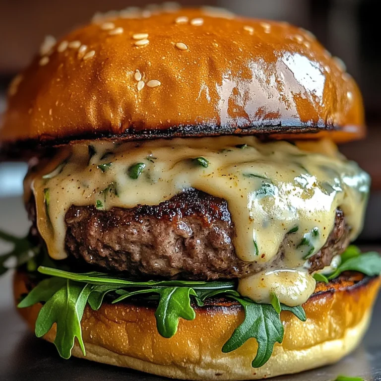 Garlic Overload Burgers