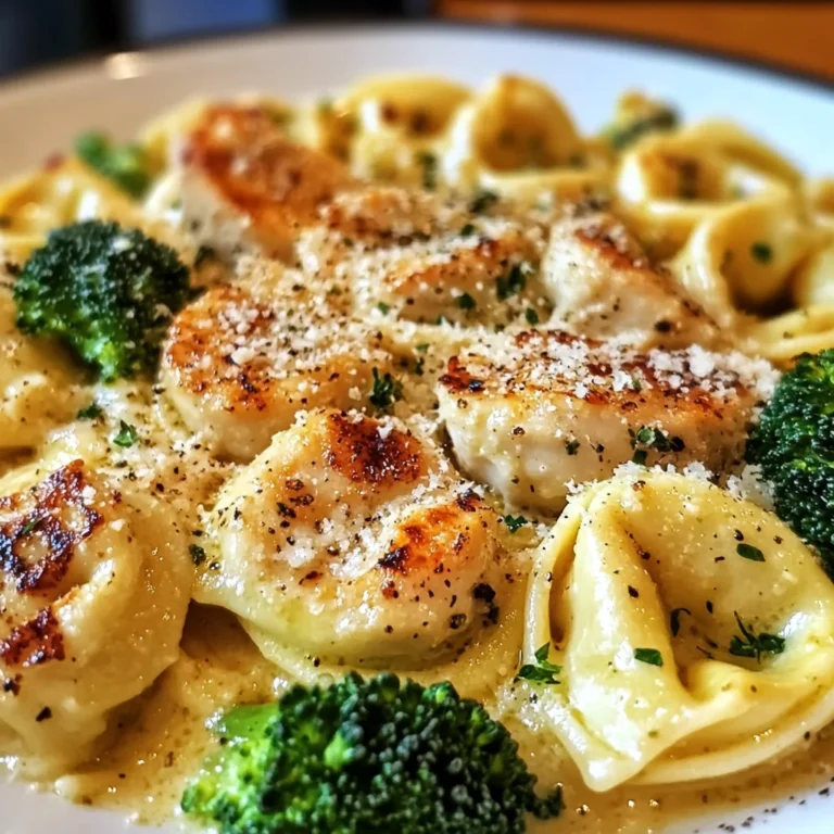 Garlic Parmesan Chicken Tortellini