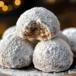 Gingerbread Snowball Cookies