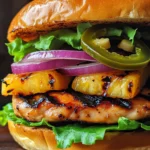 Grilled Hawaiian Chicken Sandwiches
