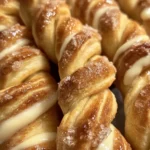 Homemade Cinnamon Twists with Cream Cheese Icing