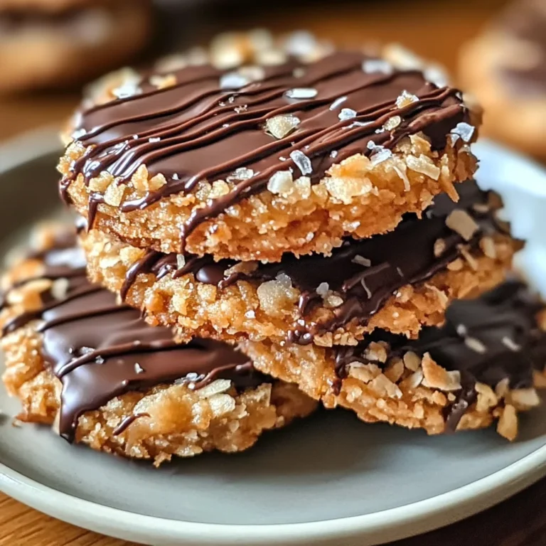 Homemade Samoas Cookies