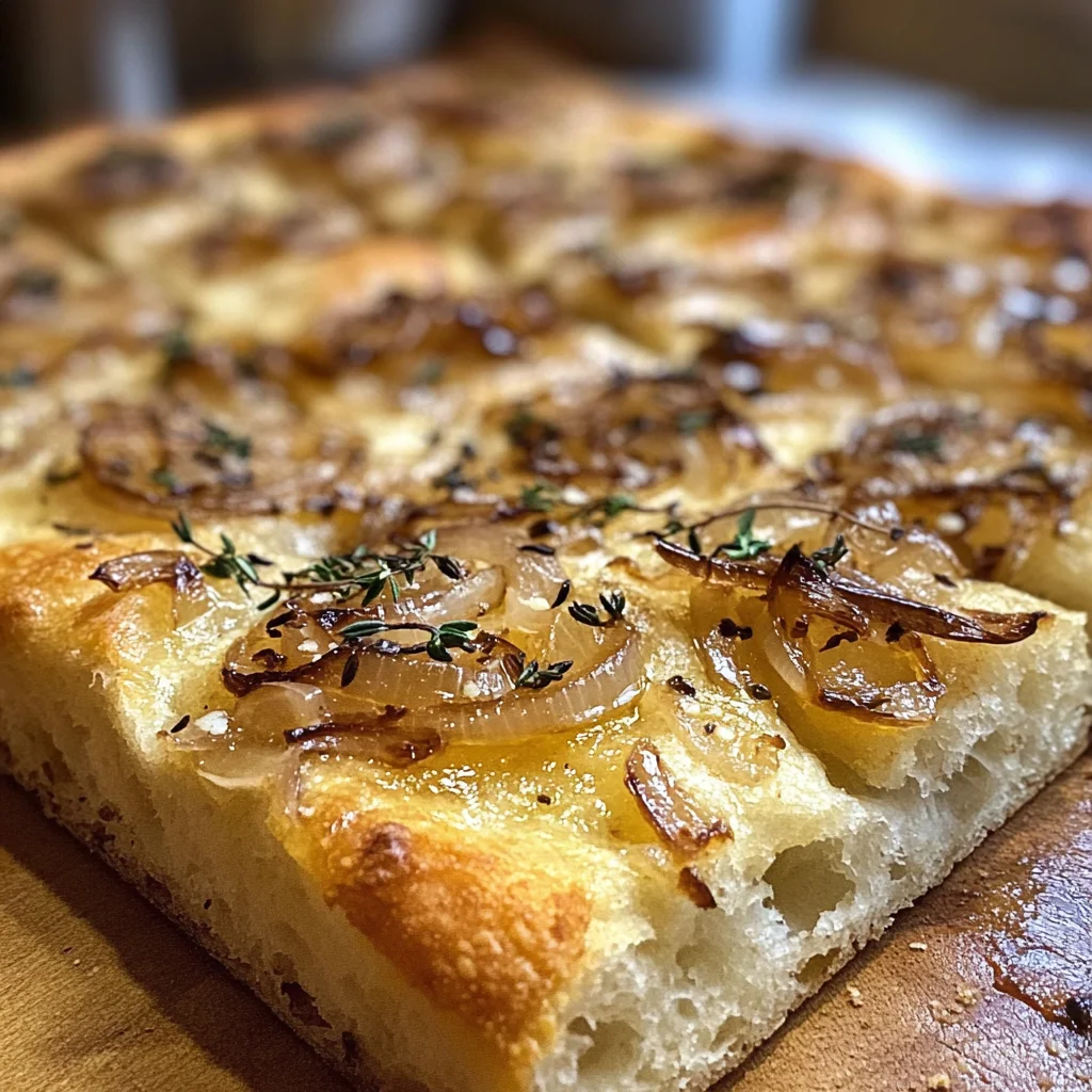 Irresistible Caramelized Onion Focaccia