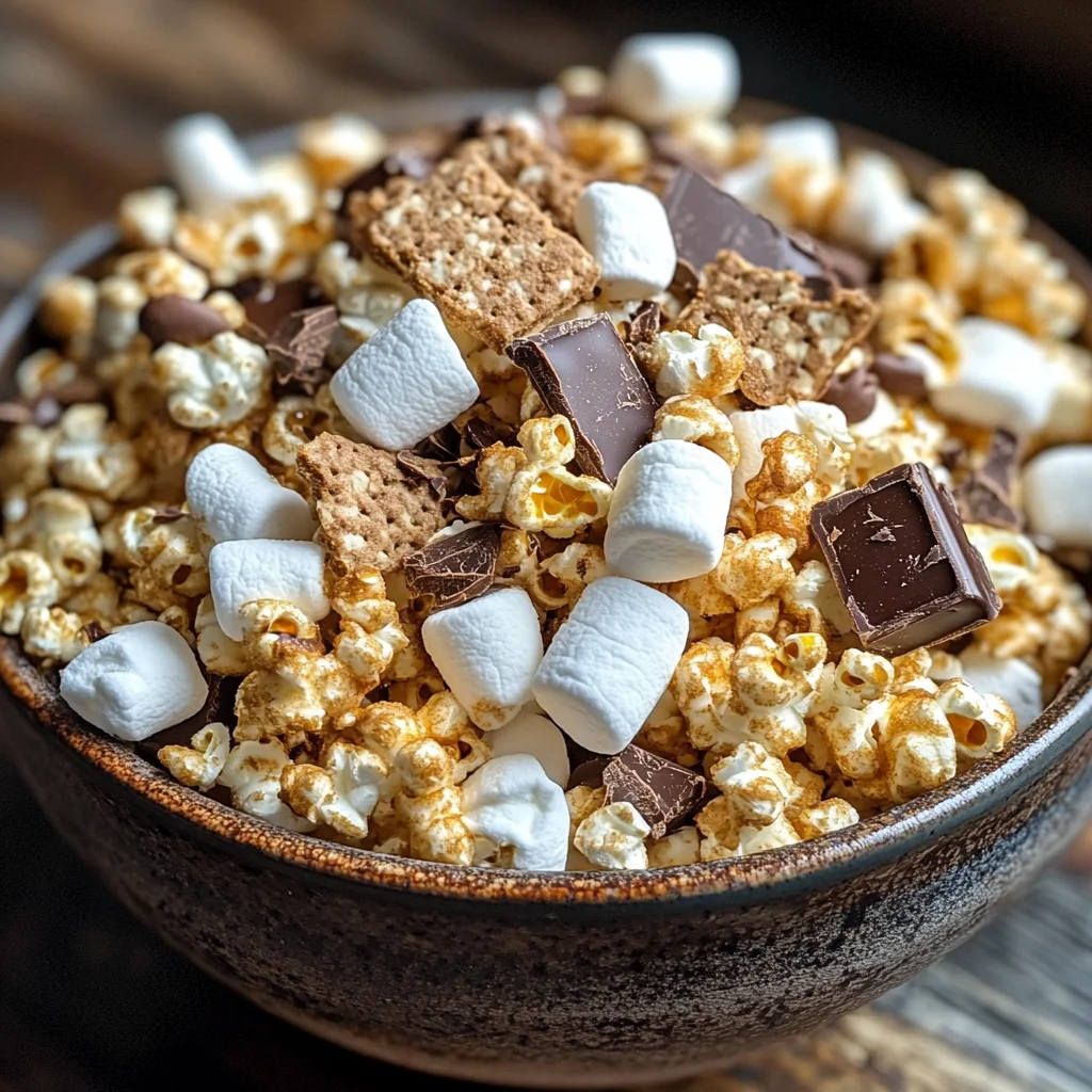 Irresistible S'mores Popcorn