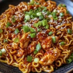 Korean Spicy Chicken Noodles