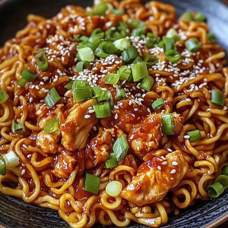 Korean Spicy Chicken Noodles