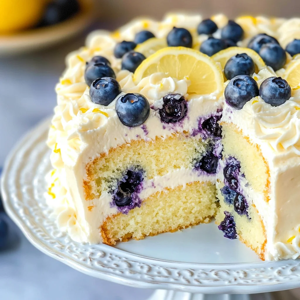 Lemon Blueberry Cake