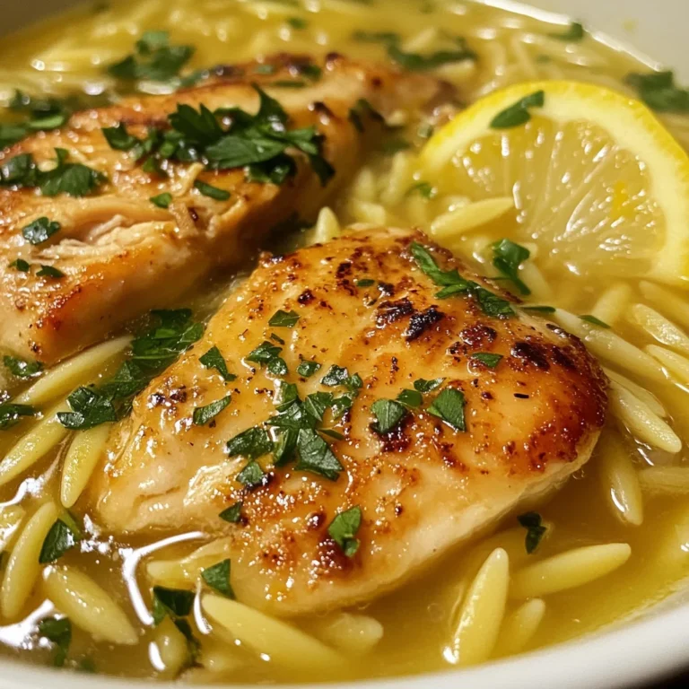 Lemon Chicken Orzo