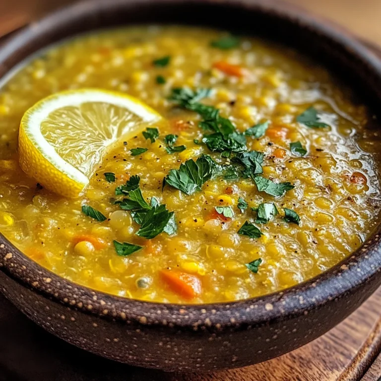 Lemon Lentil Soup