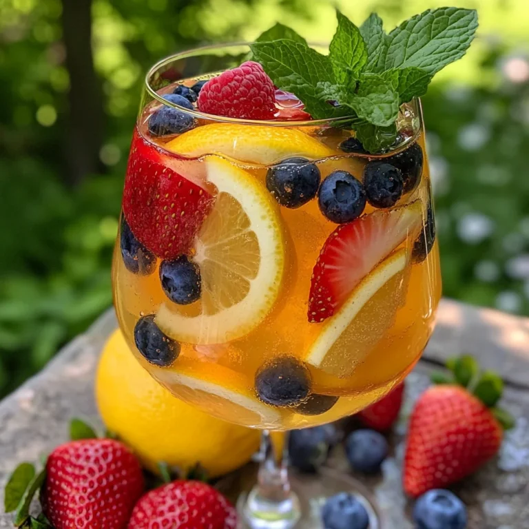 Limoncello Rose Sangria