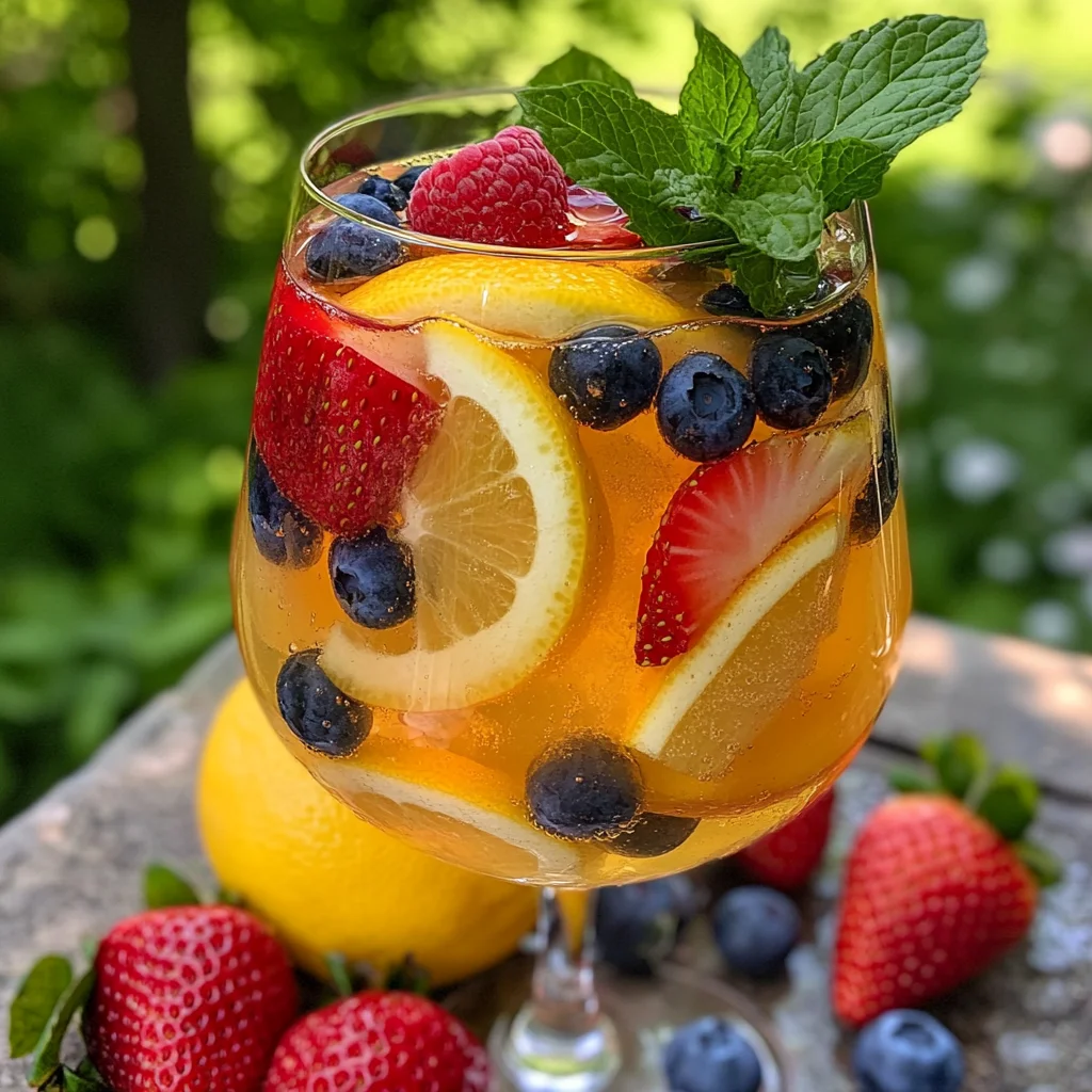 Limoncello Rose Sangria