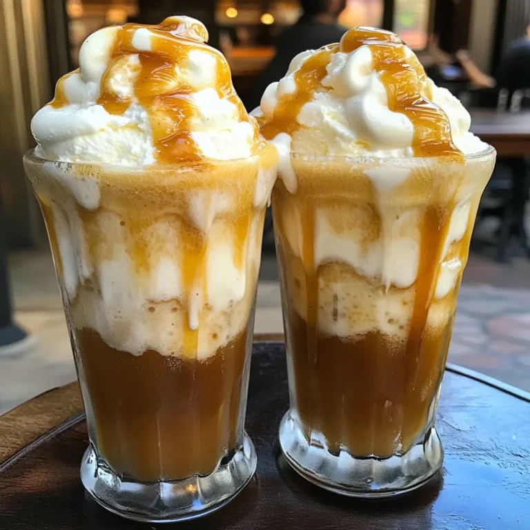 Magical Butterbeer Floats