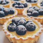Mini Lemon Blueberry Tarts