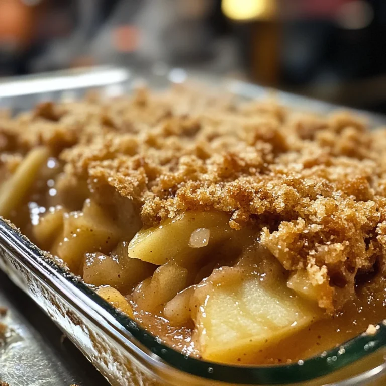 Mouthwatering Apple Crisp with Canned Apple Filling