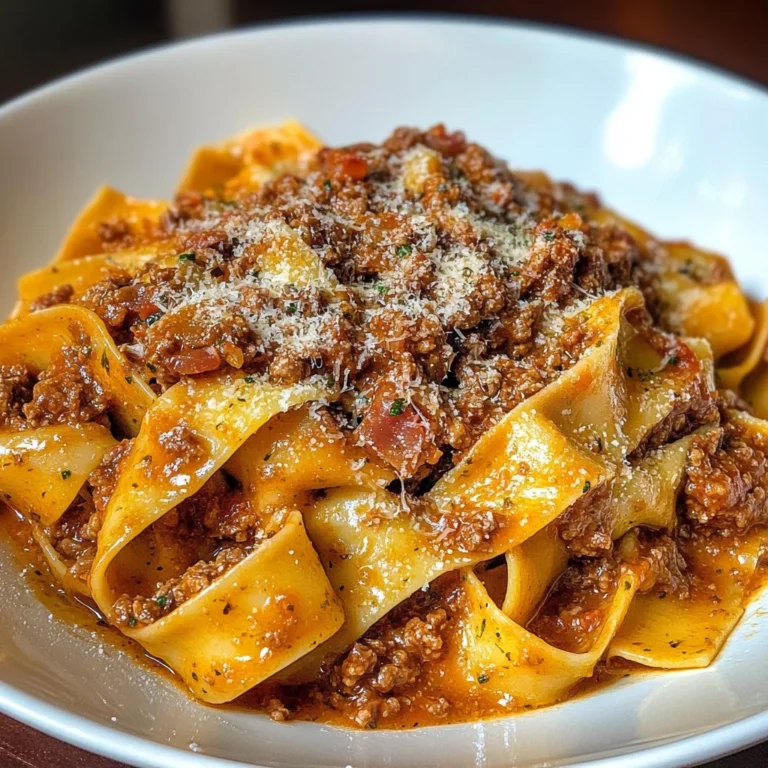 Original Ragù alla Bolognese With Pappardelle