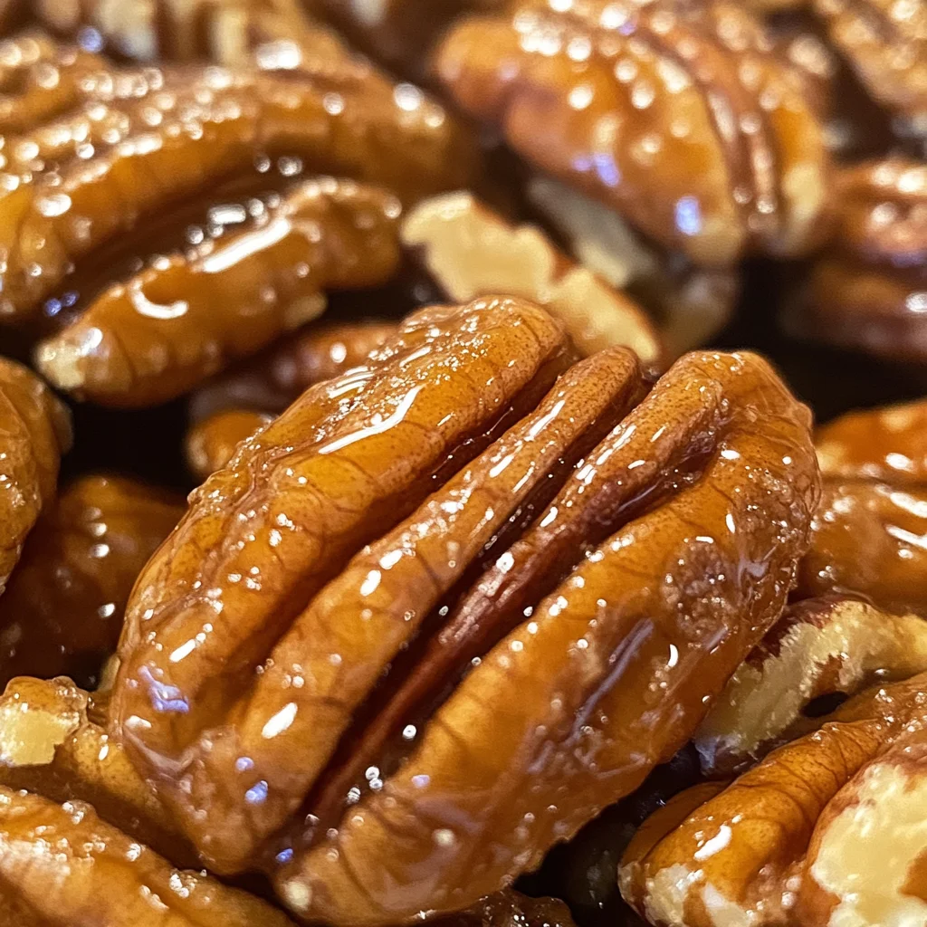 Oven Roasted Maple Glazed Pecans