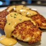 Pretzel Chicken with Mustard-Cheddar Sauce Recipe That'll Wow You