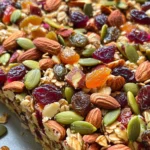 Simple Fruit and Nut Bars - theamazingfood
