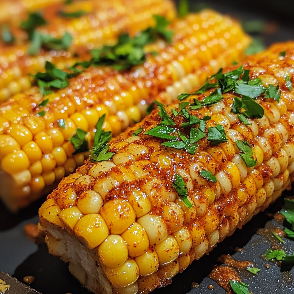 Smoked Paprika Garlic Butter Corn on the Cob