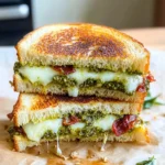 Sourdough Pesto Grilled Cheese