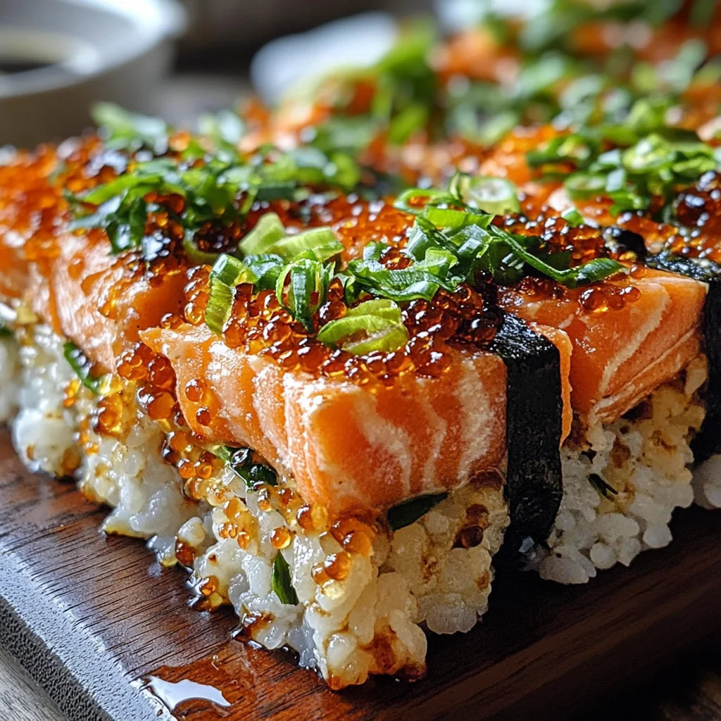 Spicy Salmon Sushi Bake Recipe