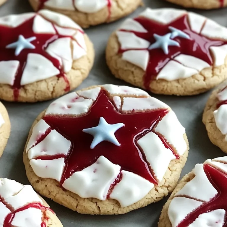 Star-Spangled Center Crinkle Cookies