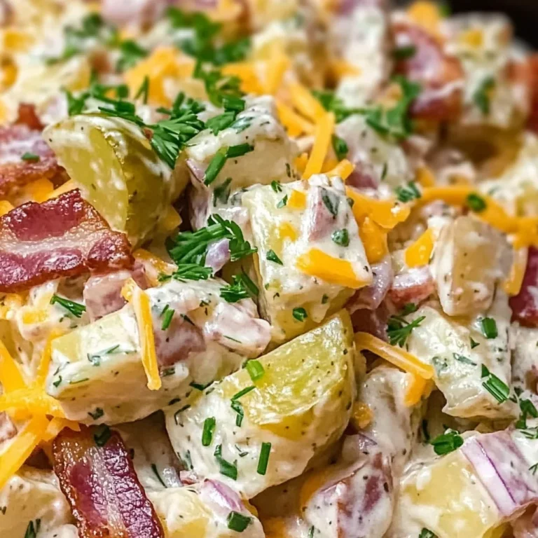 Steakhouse Potato Salad: A Creamy, Flavor-Packed Side Dish