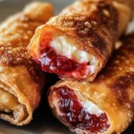 Strawberry Cheesecake Egg Rolls