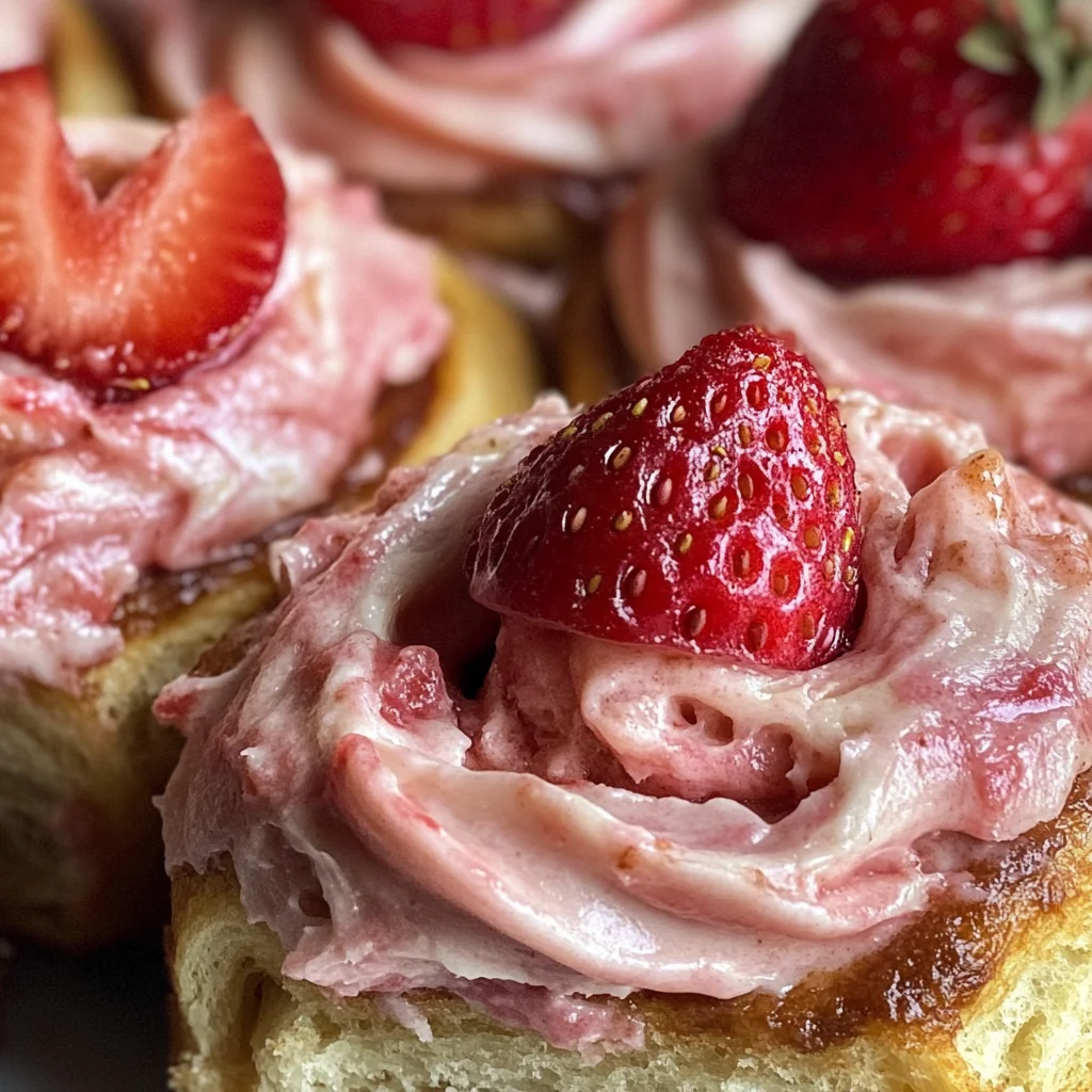 Strawberry Cinnamon Rolls
