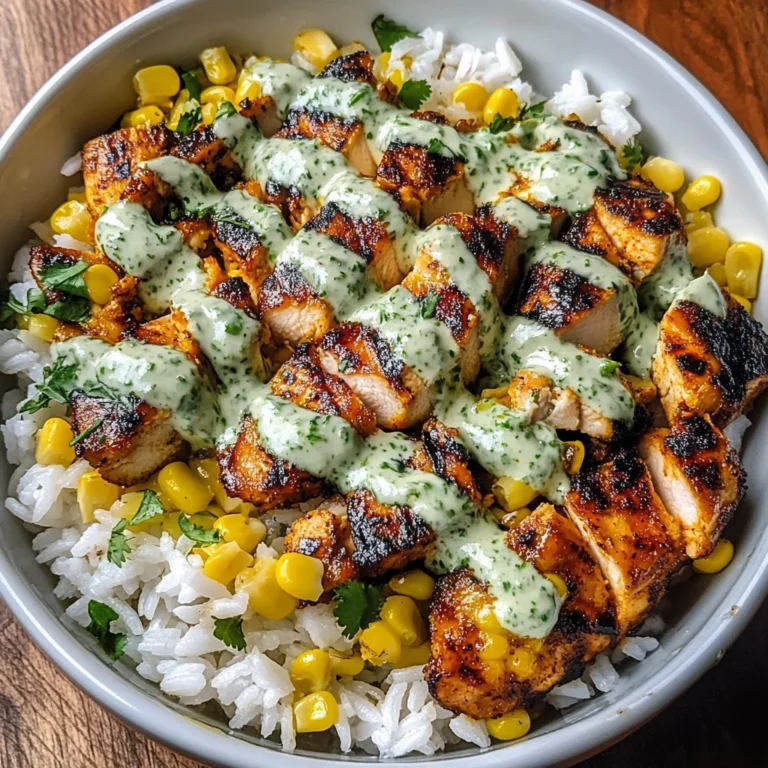 Street Corn Chicken Bowl
