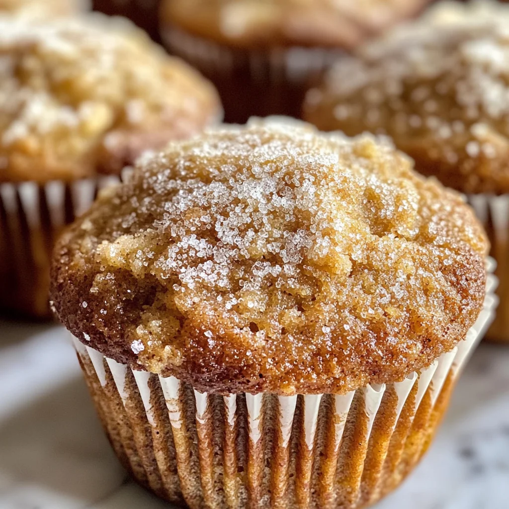 Tender Apple Butter Muffins