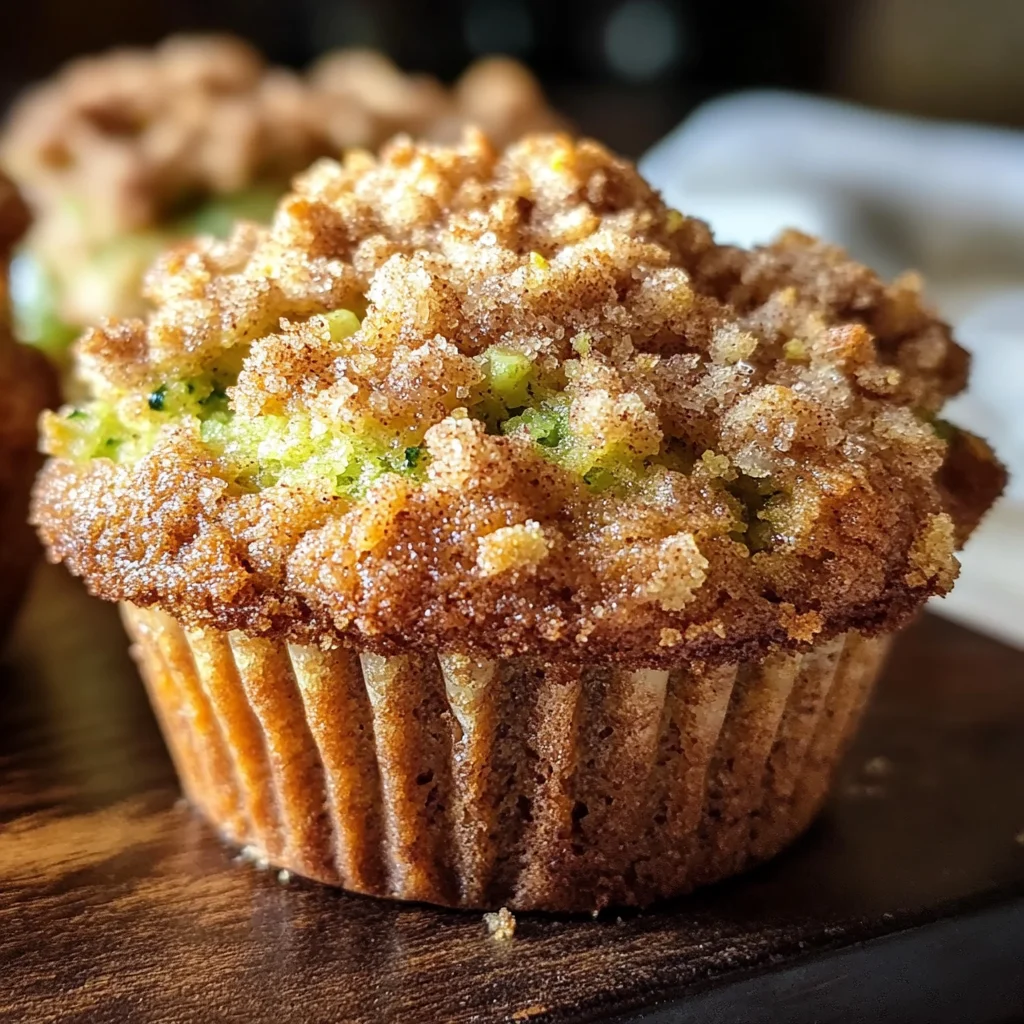 Zucchini Coffee Cake Muffins